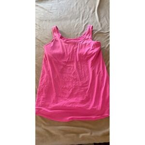 Lilly Pulitzer Luxletic Tank Top Bright Pink Athletic Workout Size M
